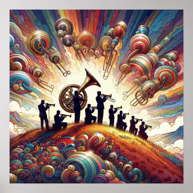 Affiche Une bande de laiton (Devant)