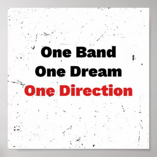 Affiche Une bande Un rêve une direction