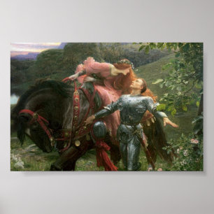 Affiche Une belle dame et son chevalier