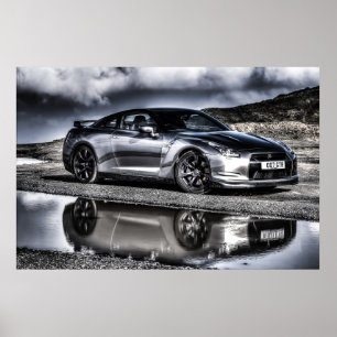 Affiche Une belle image d'une belle pièce de moteur en