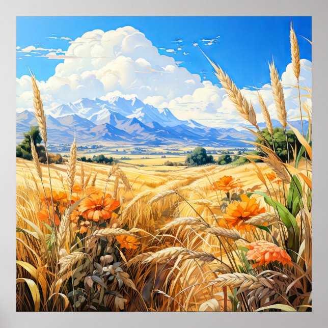 Affiche Une Belle Sur La Prairie (Devant)