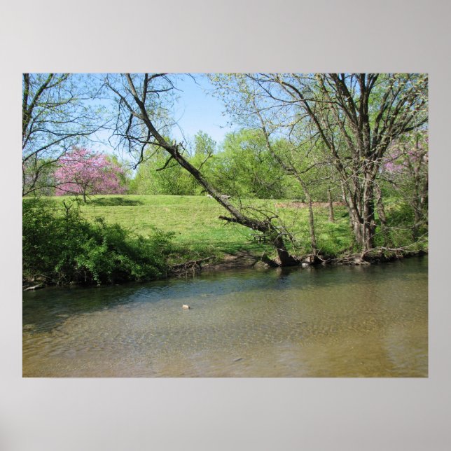 Affiche Une belle vue sur la rivière (Devant)