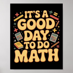 Affiche Une Bonne Journée Pour Faire Des Maths Amoureux De
