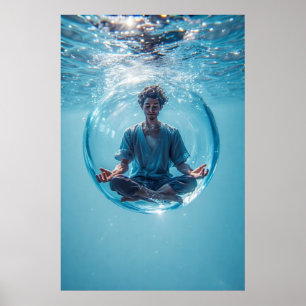 Affiche Une bulle pour vos pensées