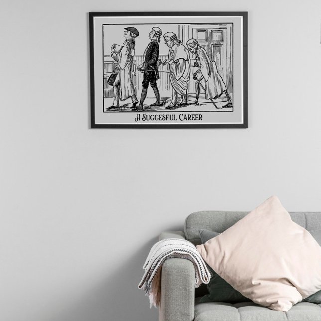 Affiche Une carrière réussie par John James Reid 1882 (Créateur téléchargé)