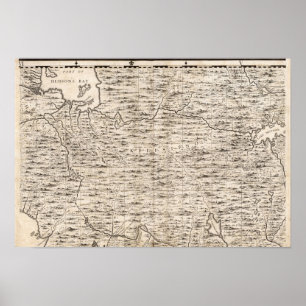 Affiche Une carte de l'Empire Britannique en feuille 2 de