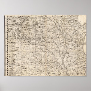 Affiche Une carte de l'Empire Britannique en feuille 5 de