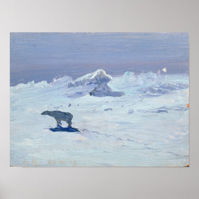 Affiche Une chasse à l'ours polaire dans la nuit Lune, 189 (Devant)