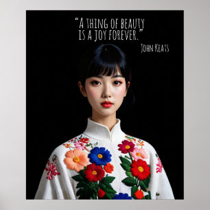 Affiche Une chose de beauté est une joie pour toujours