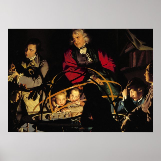 Affiche Une conférence de philosophe sur l'Orrerie (Devant)