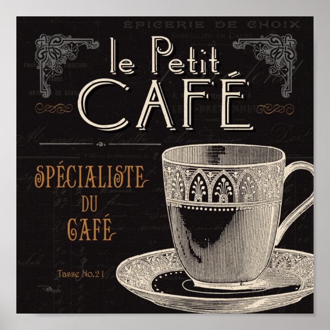 Affiche Une coupe contemporaine de café (Devant)