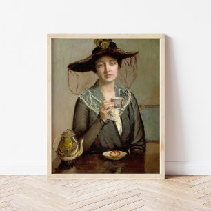 Affiche Une coupe de thé   Lilla Cabot Perry
