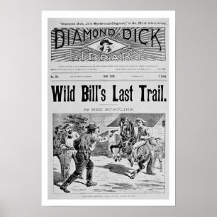 Affiche Une couverture de 'Wild Bill's Dernier Trail', un 