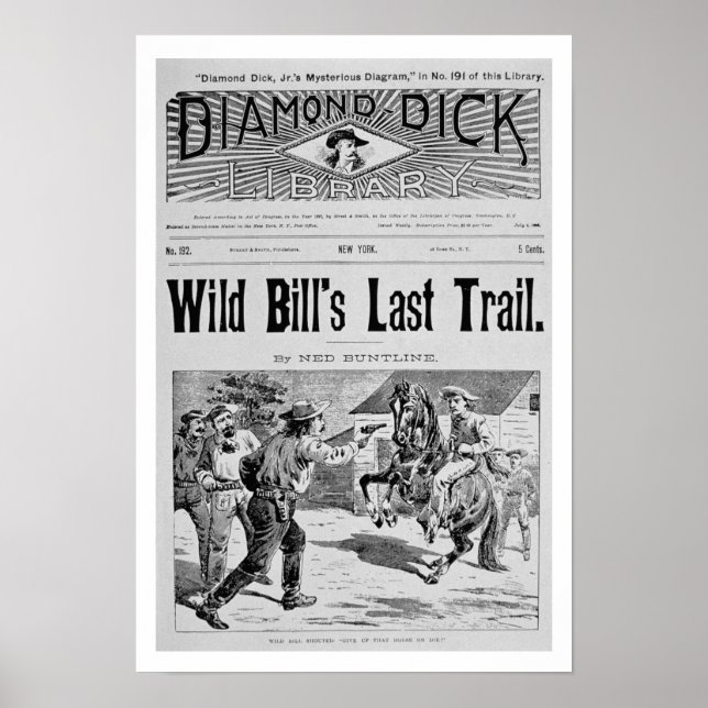 Affiche Une couverture de 'Wild Bill's Dernier Trail', un  (Devant)