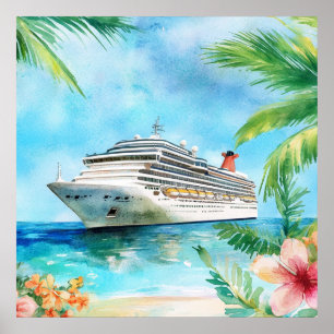 Affiche Une croisière d'été