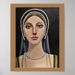 Affiche Une dame de l'ère Tudor anglaise