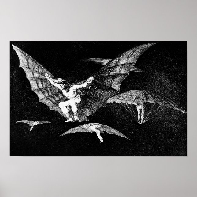 Affiche Une façon de voler, Francisco Goya (Devant)