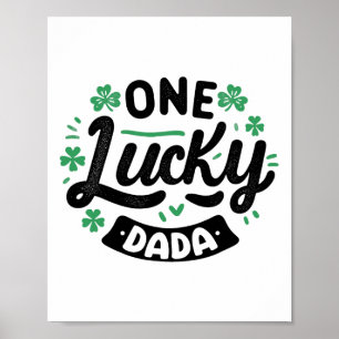 Affiche Une famille irlandaise Dada chanceuse correspondan