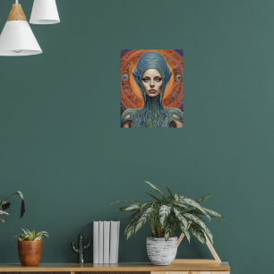 Affiche Une femme Alien