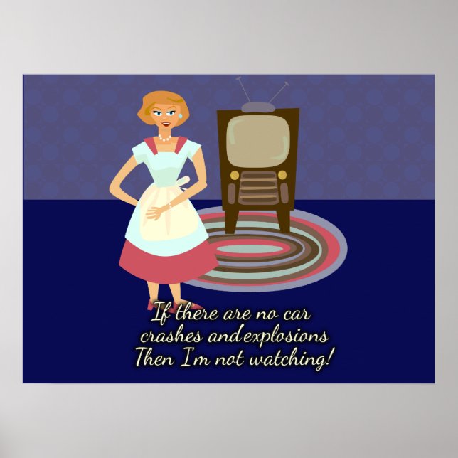 Affiche Une femme au foyer amoureuse d'un film (Devant)