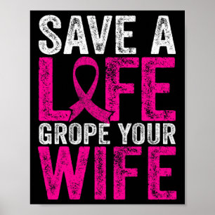 Affiche Une femme de la vie amusante Sensibilisation au ca
