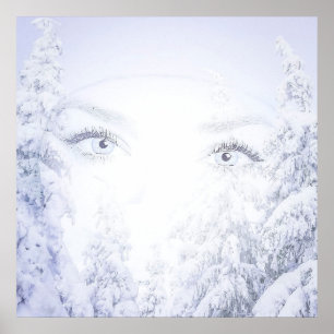 Affiche Une femme regarde