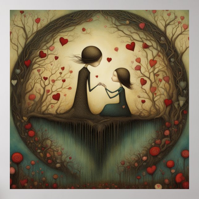 Affiche Une Fille Amour (Devant)