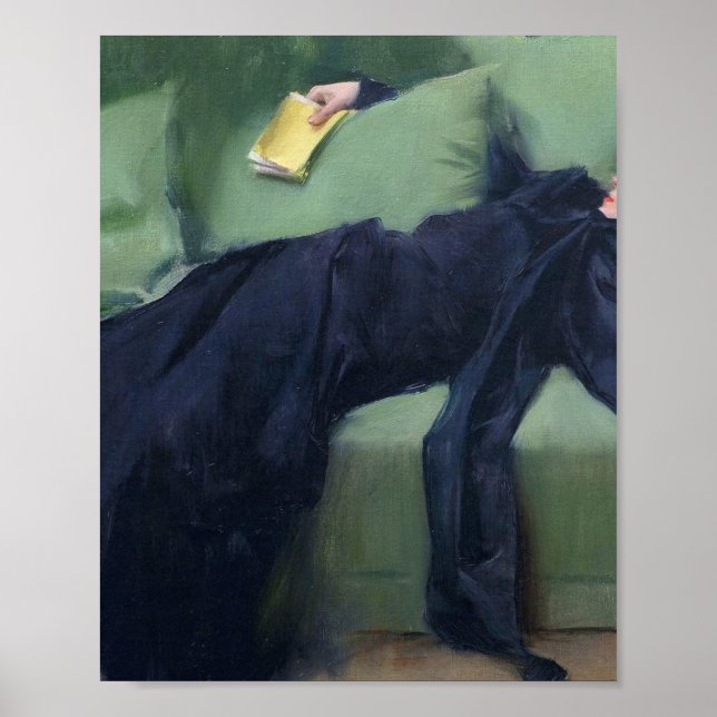 Affiche Une fille décadente - Ramon Casas (Devant)