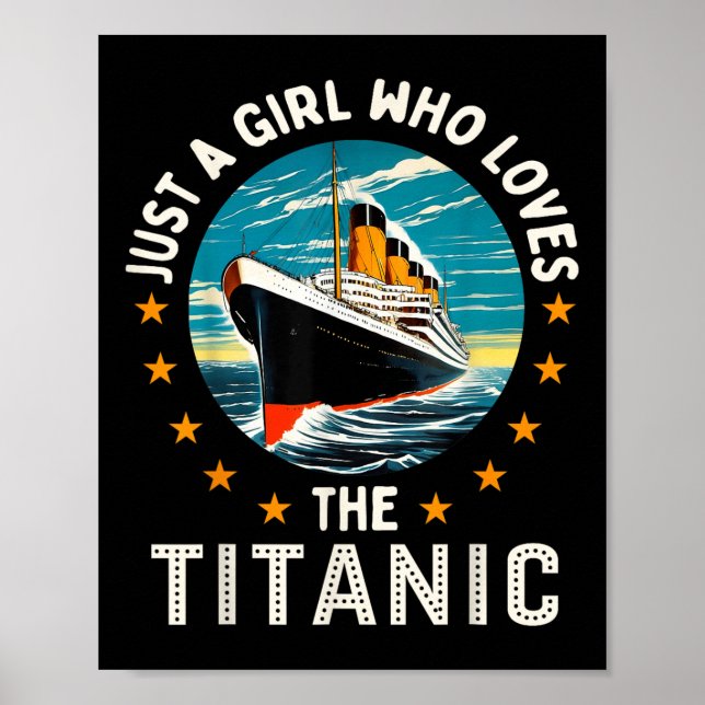 Affiche Une fille qui aime les filles du RMS Titanic (Devant)
