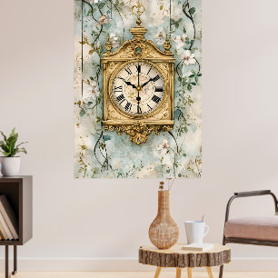 Affiche Une flötenuhr (horloge à flûte), ou un automate à 
