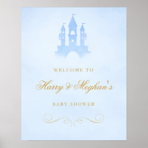 Affiche Une Fois À L'Époque Fairytale Castle Welcome Poste