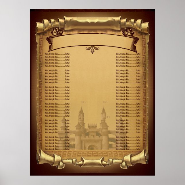 Affiche Une fois par Mariage Sièges graphique v2 (Devant)