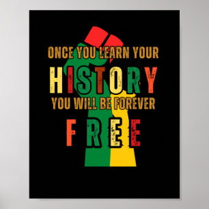 Affiche Une fois que vous avez appris votre histoire, vous