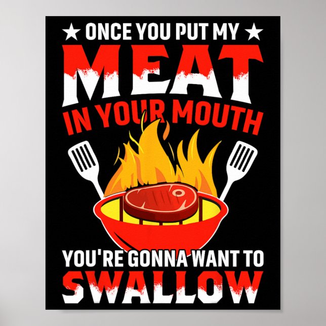 Affiche Une Fois Que Vous Avez Mis Ma Viande Dans Votre Fê (Devant)