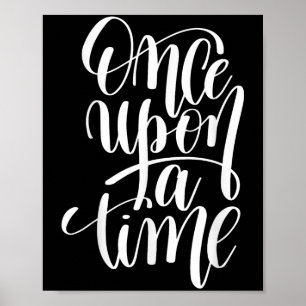 Affiche Une fois un gif à temps (citation positive)
