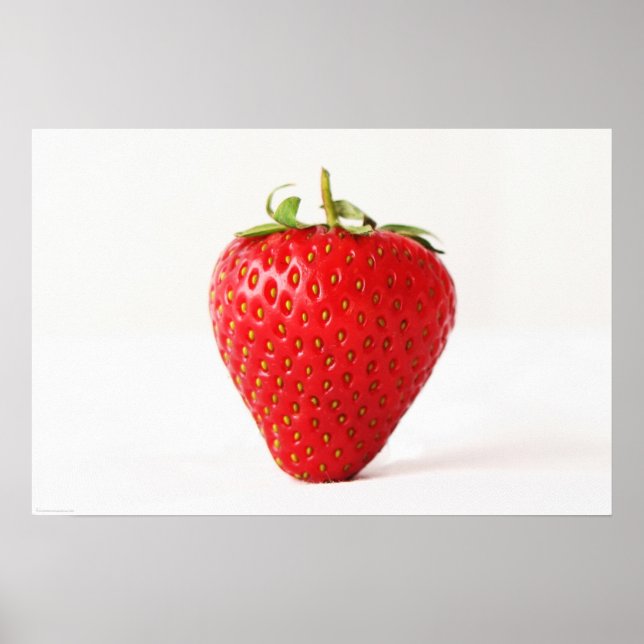 Affiche Une fraise rouge (Devant)