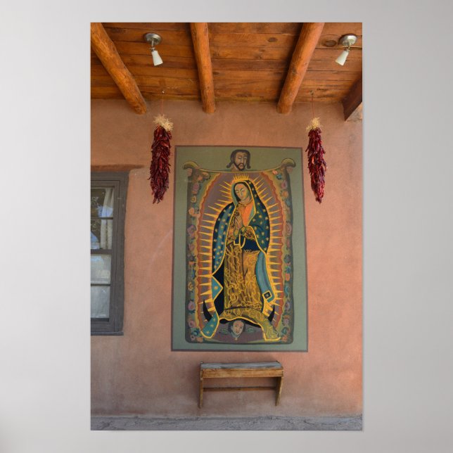 Affiche Une fresque de Notre-Dame de Guadalupe, Nouveau-Me (Devant)