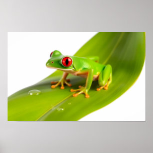 Affiche Une grenouille arboricole Redeye
