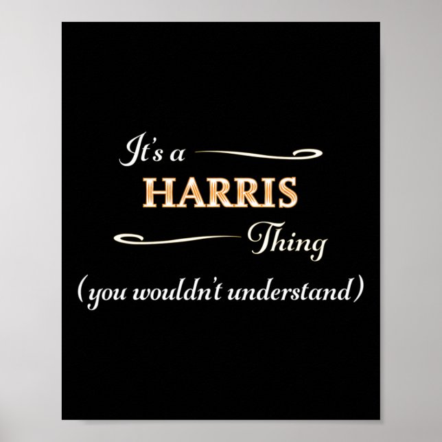Affiche Une Harris Thing Kamala Harris 2024 Election Anti  (Devant)