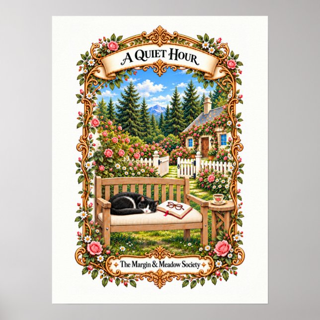 Affiche Une heure calme (Devant)