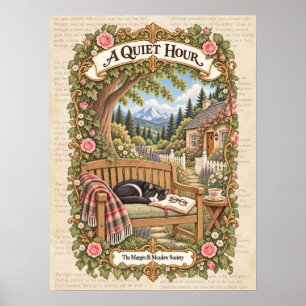 Affiche Une heure calme dans le jardin