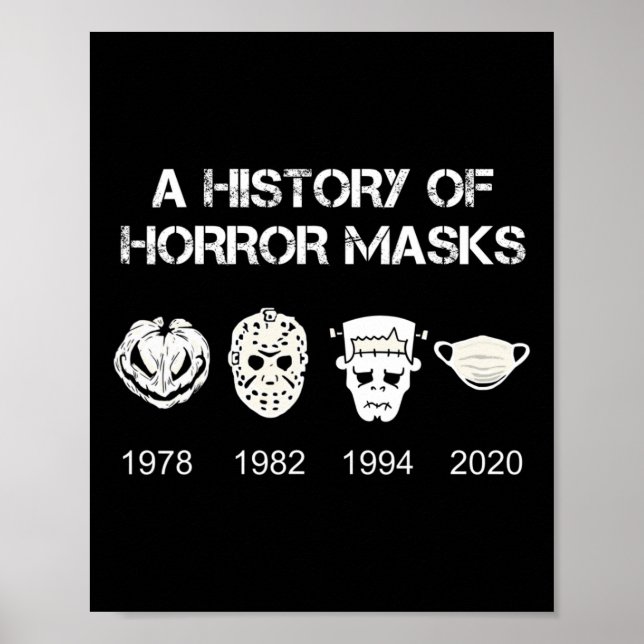 Affiche Une Histoire D'Horreur Masques Halloween Et Cadeau (Devant)