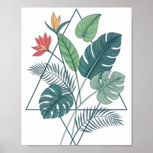 Affiche Une illustration botanique minimaliste