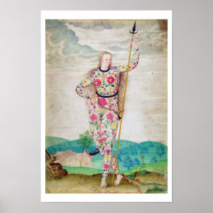 Affiche Une jeune fille du Picts, c.1585 (la semaine et