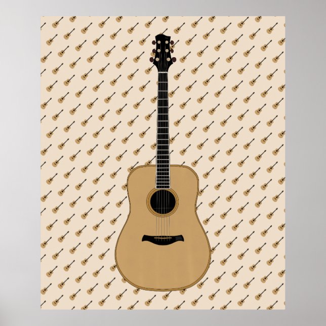 Affiche Une jolie guitare (Devant)