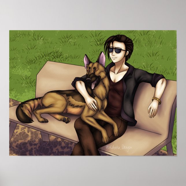 Affiche Une journée au Dog Park (Devant)