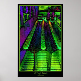 Affiche Une journée de travail