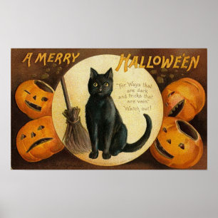 Affiche Une joyeuse Halloween