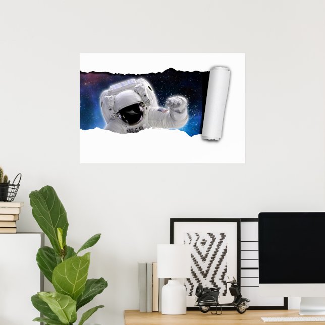 Affiche Une larme dans l'espace - Rencontre des Aliens ast (Bureau à domicile)