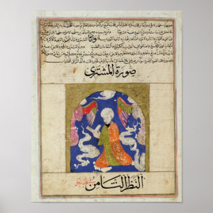 Affiche Une lecture d'homme, illustration